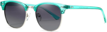 Polarized Sunglasses For Women And Men Semi Rimless Frame Retro Sun Glasses AE0369