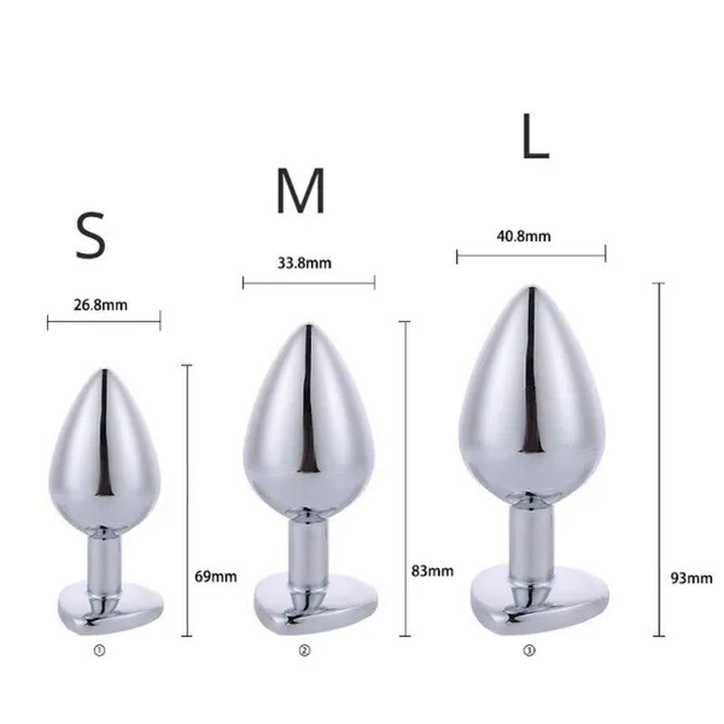 1/3PCS Creative Silver Heart Shape Diamond Training Tools Sticks
