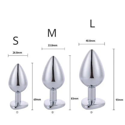 1/3PCS Creative Silver Heart Shape Diamond Training Tools Sticks