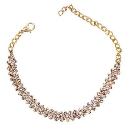 Women Ankle Bracelet Rhinestone Anklet Beach Ankle Bracelet Crystal Diamond Bracelets Gifts Ankle Bracelet Crystal Ankle Bracelet