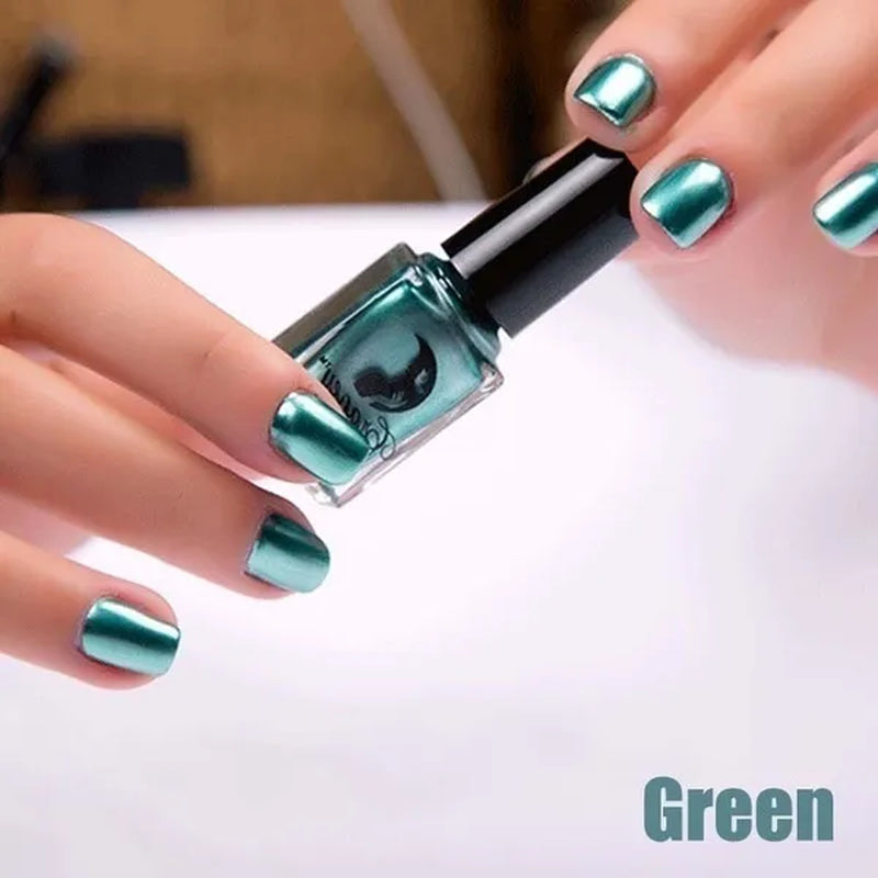 2020 Fashion New Metallics Nail Polish Mirror Nail Polish For Women Girl As Makeup Tool