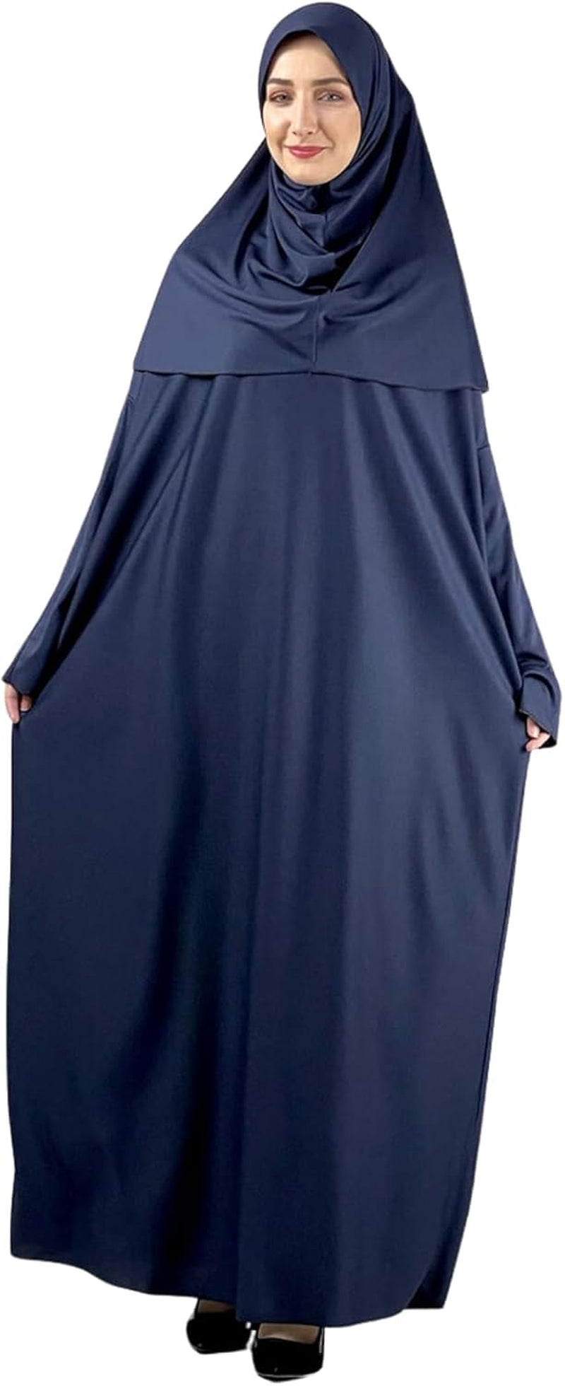 Women Prayer Dress with Hijab Rug Tasbih Muslim Set Islamic Clothes Abaya Jilbab Dubai Kaftan for Eid Ramadan