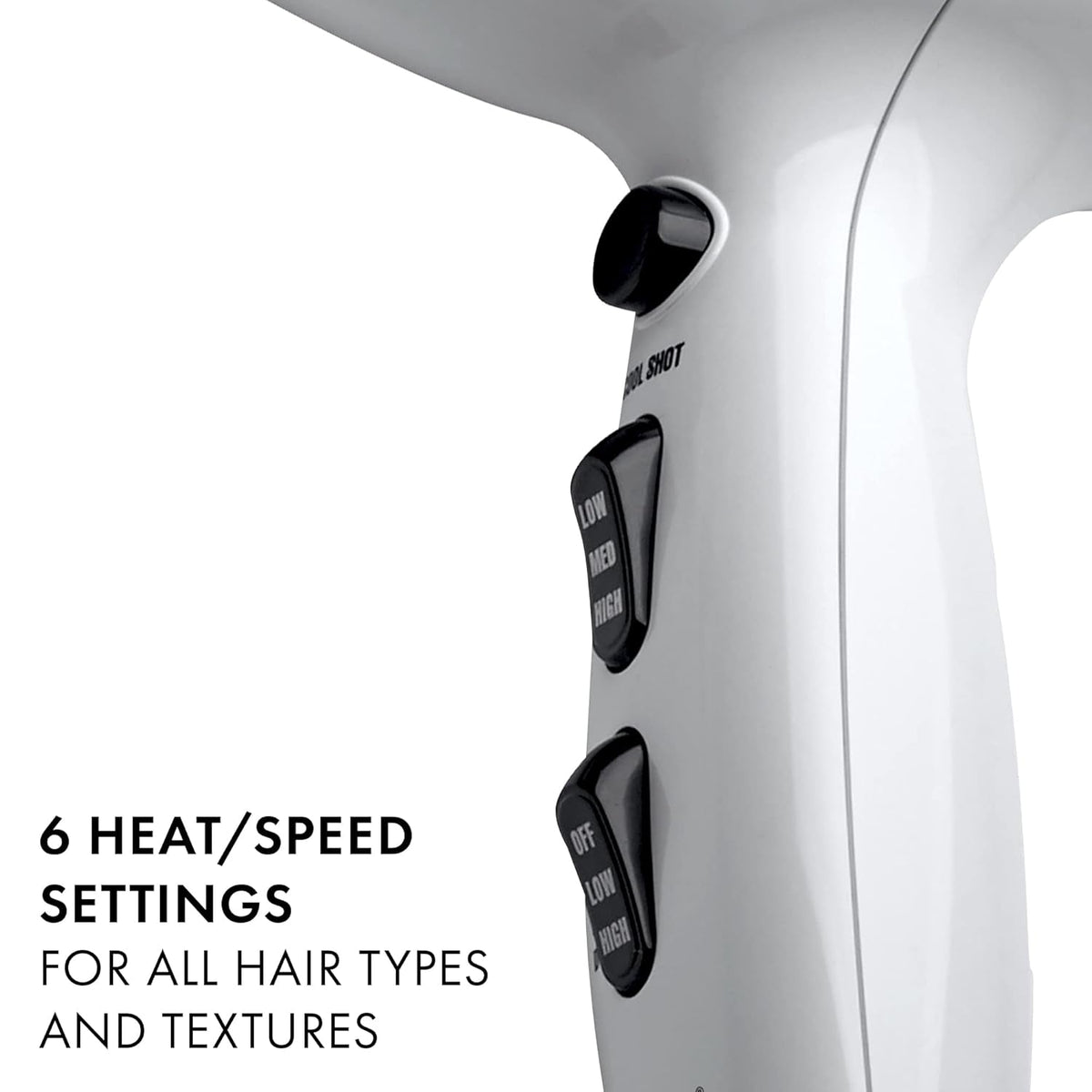 Pro Artist Tourmaline 2000 Turbo Hair Dryer, White