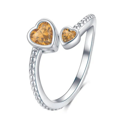 Rings for Women Fashion jewelry Birthstone rings Daily Casual Retro Adjustable ring Birthday gifts
