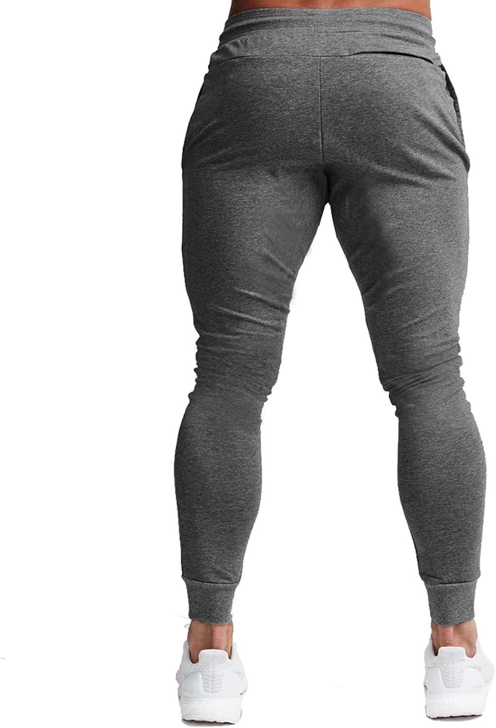 Men'S Slim Joggers Workout Pants for Gym Running and Bodybuilding Athletic Bottom Sweatpants with Deep Pockets