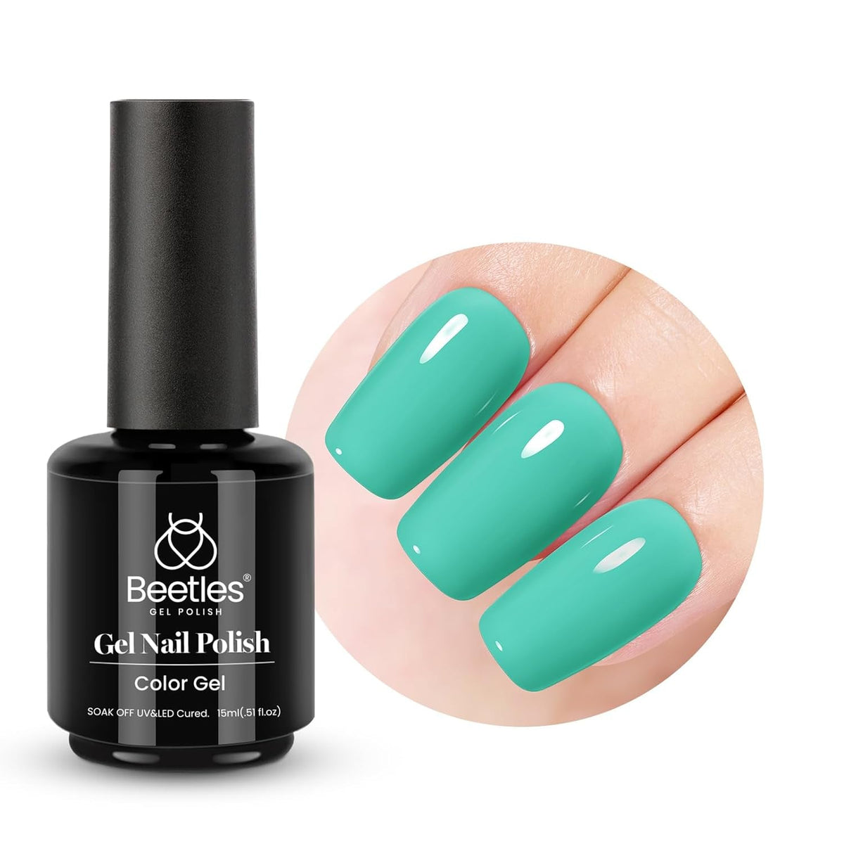 Beetles Neutral Gel Nail Polish 15ml Nude Pink Polish Set Pink Jelly Soak Off U V LED Nail Lamp Translucent Nail Art Gel