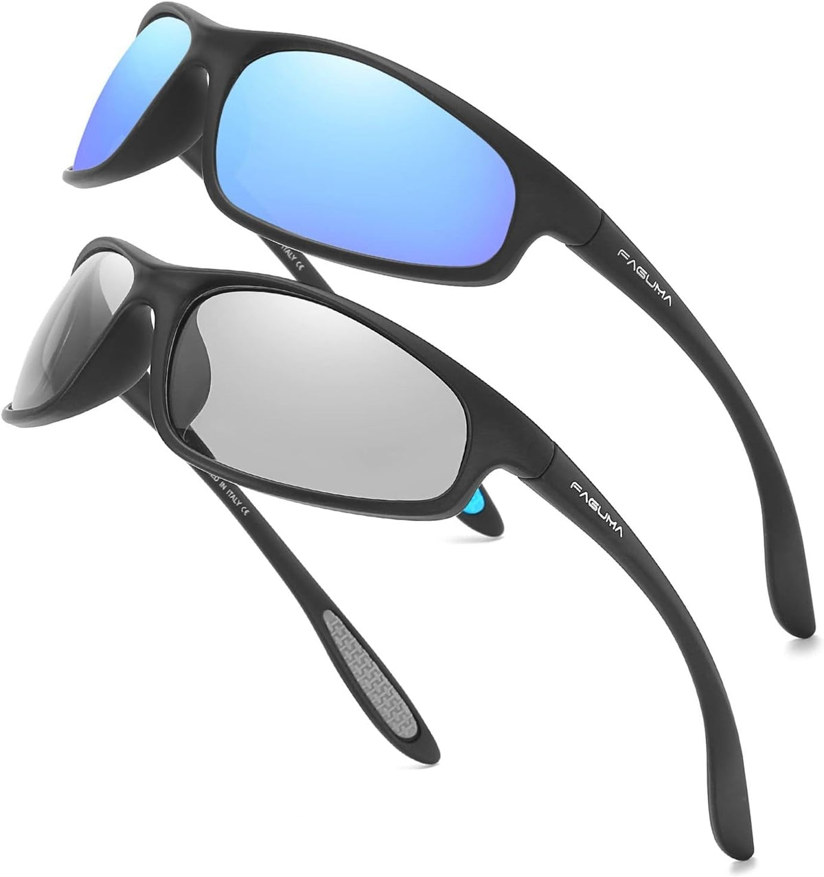 Polarized Sports Sunglasses For Men Cycling Driving Fishing 100% UV Protection