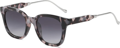 Classic Square Polarized Sunglasses for Women Men Retro Trendy UV400 Sunnies SJ2050