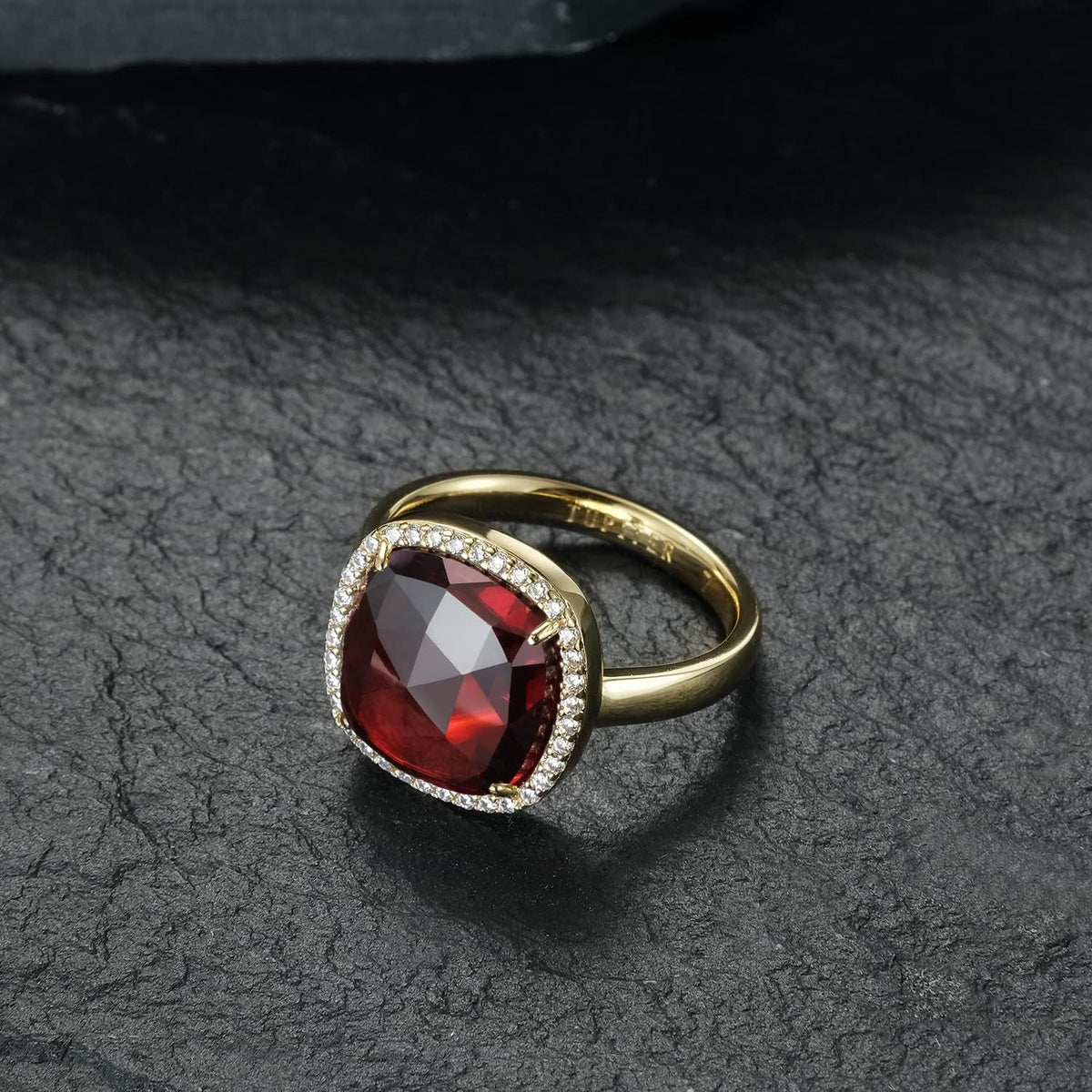 Gemstone Women'S Ring - Gemstone Women Ring, 0.47"/12Mm Birthstone Rings Jewelry for Valentine'S Day, Mother'S Day, Birthday Jewelry