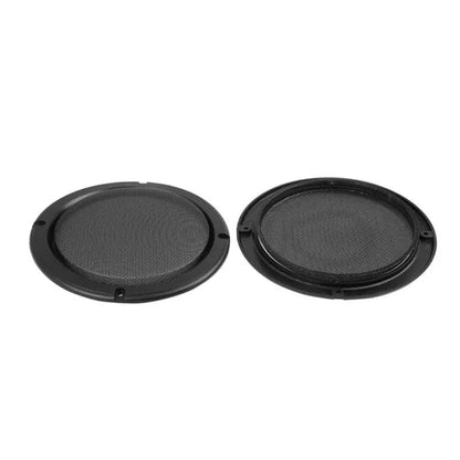 2Pcs 6.5" Black Metal Mesh Car Speaker Cover round Subwoofer Grill Protector Cover Universal Car Refitting Parts