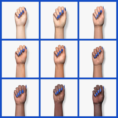 French Gel Nail Polish - 1PC 10ML Blue Gel Polish U V LED Soak Off Gel Quick French Manicure Gel Polish Nail Salon DIY Home for Starters Professionals Party