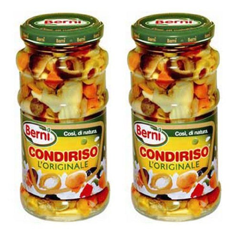 Condiriso L'Originale (Marinated Vegetables) for Risotto or Any Rice Dish 2 Pack