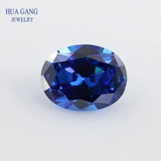 AAAAA VVS1 LOOSE GEMSTONE EXQUISITE 9.03CT ROYAL BLUE SAPPHIRE 10X14Mm OVAL CUT