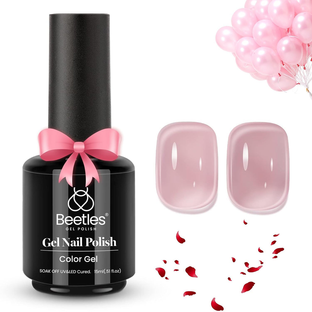 Beetles Gel Nail Polish, 1Pcs 15ml Electric Punk Bright Blue Color Gel Polish Soak Off Uv LED Gel Nail Art DIY Gel Nail Manicure for Girls Women Gifts Spring