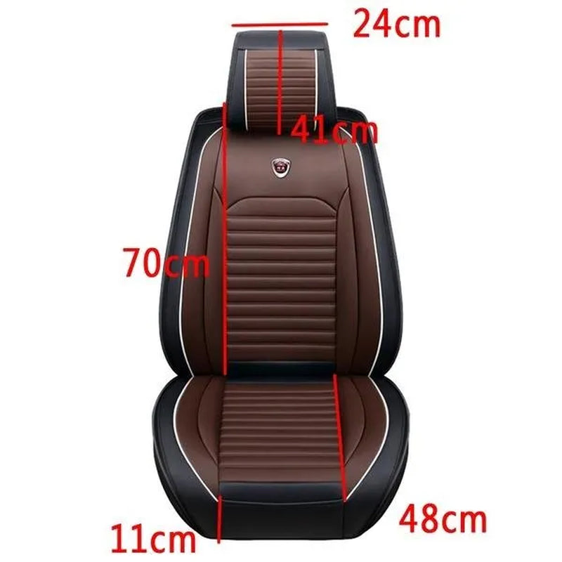 1PC Universal  PU Leather Car Seat Waterproof Luxury Mat Covers  Car Seat Protector Cover Breathable Cushion For Four Season