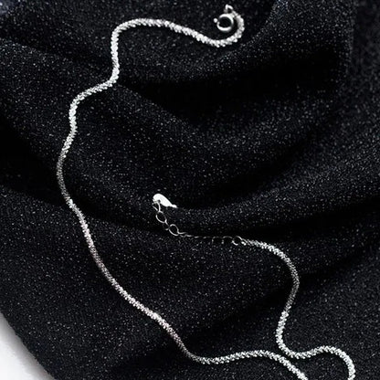Women's Necklace Men's 16"-30" 3mm Shiny Ice Chain Necklace Chain Wedding Engagement Couple Jewelry