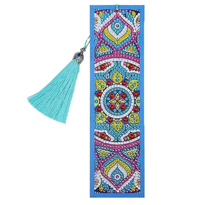 5D Diamond Painting Bookmark Kits DIY Special Shaped Diamond Painting Bookmark with Tassel Craft Supplies