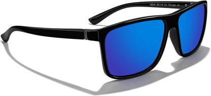 Rectangular Polarized Sports Sunglasses for Men Women Cycling Driving Fishing UV400 Protection S8225