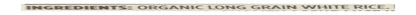 , Organic Long Grain White Rice, 32 Ounce