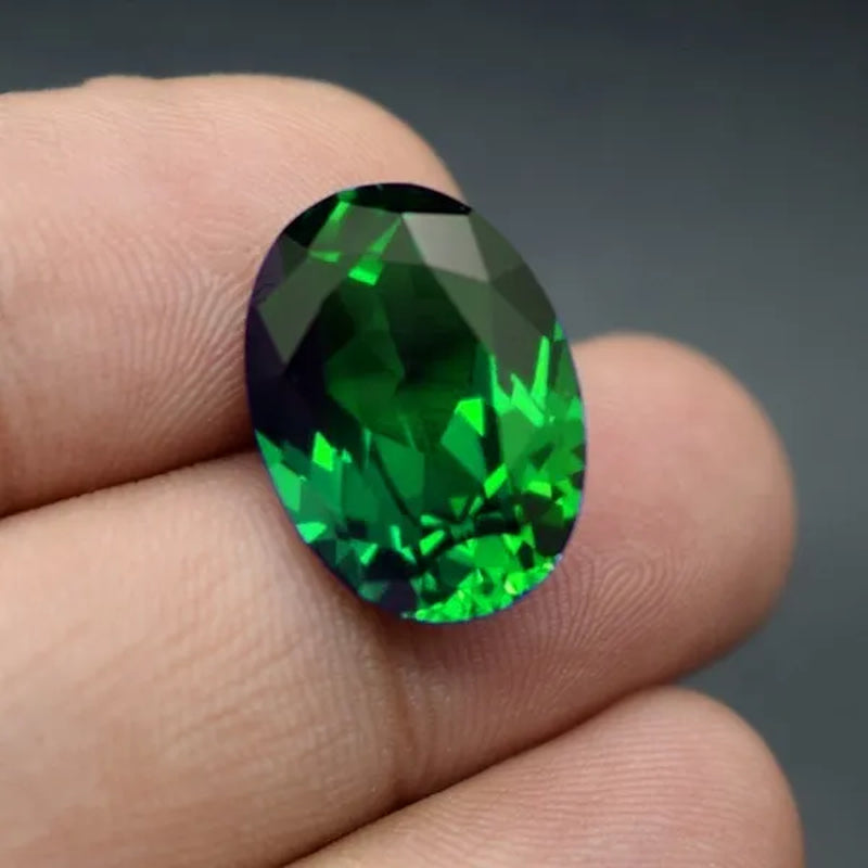 Stone of Life 3A Colombia Emerald Corundum Spinel Various Shapes Mosaic Jewelry Diy Green Gem AAA 5-7MM