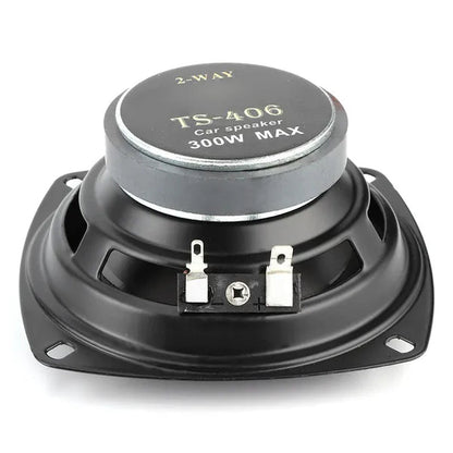 4In 12V 300W Coaxial Speaker Stereo Music High Sensitivity Hifi Loudspeaker for Car Audio System Omr
