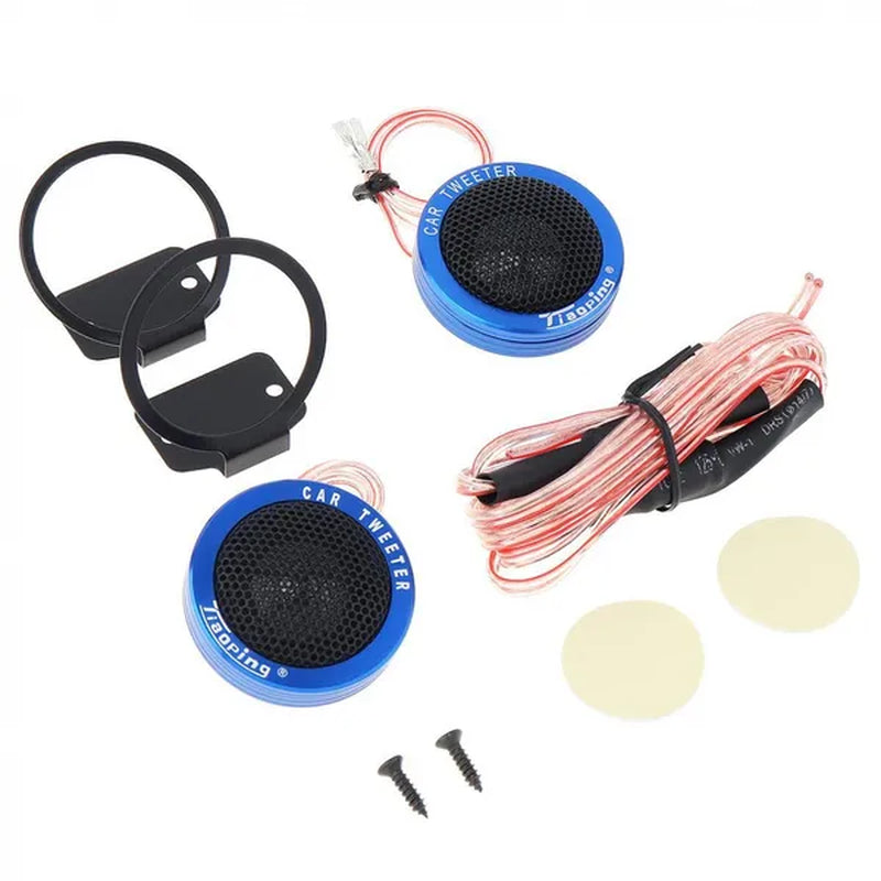 2Pcs 150W Car Silk Dome Tweeter Audio Loudspeaker Car Stereo Treble Speaker for Car