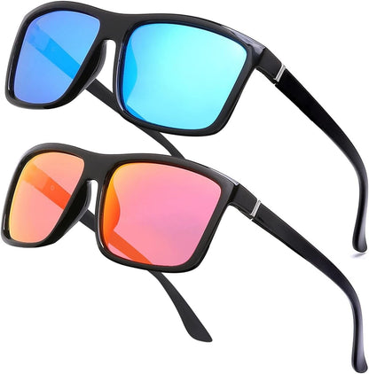 Men's Sports Polarized Sunglasses Square Frame Glasses NP1007