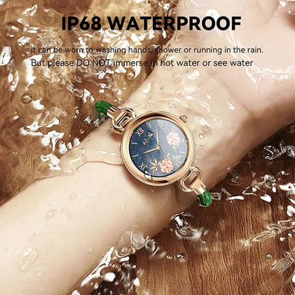 2022 EIGIIS Fashion Smart Watch Full Touch Luxury Smartwatch Women Health Monitor Multi-sports Modes Fitness Bracelet For Ladies