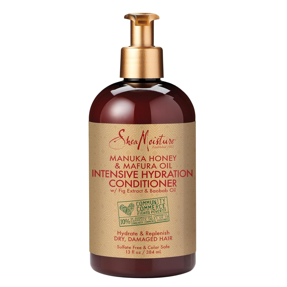 Conditioner Intensive Hydration for Dry, Damaged Hair Manuka Honey and Mafura Oil to Nourish and Soften Hair 13 Oz