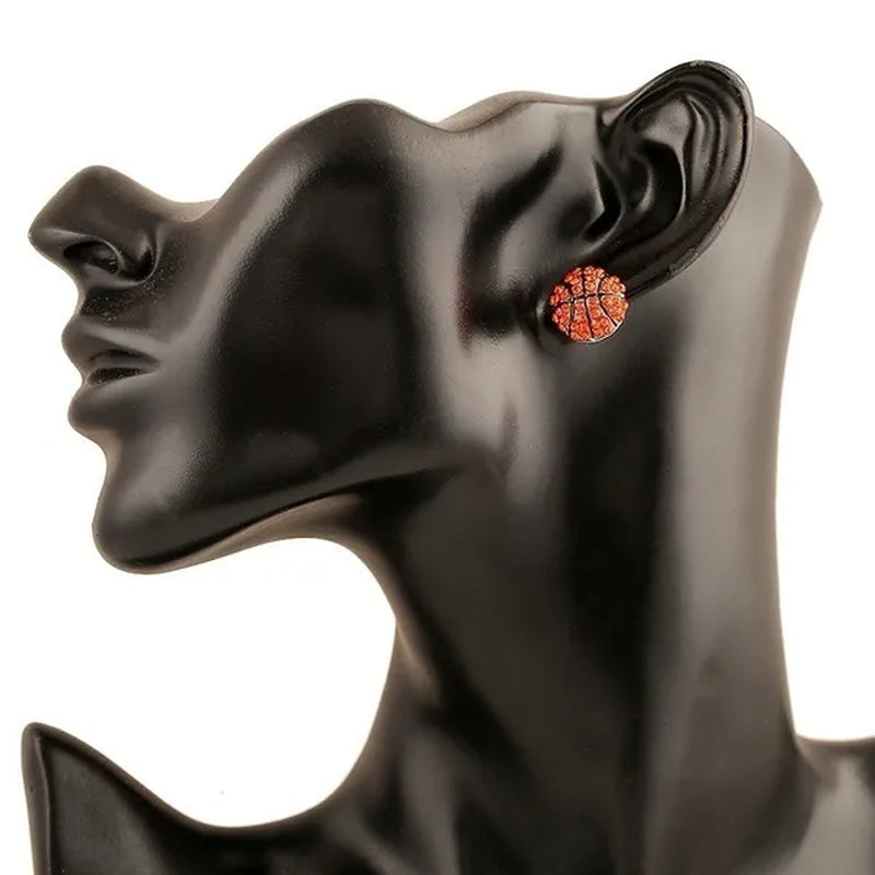 Sports Theme Diamond Zinc Alloy Earrings / Drop Earrings / Necklace