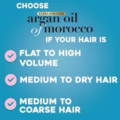 Extra Strength Hydrate & Repair Conditioner with Argan Oil of Morocco for Dry, Damaged Hair, 13 Fl Oz