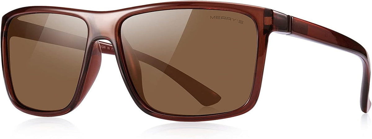 Rectangular Polarized Sports Sunglasses for Men Women Cycling Driving Fishing UV400 Protection S8225