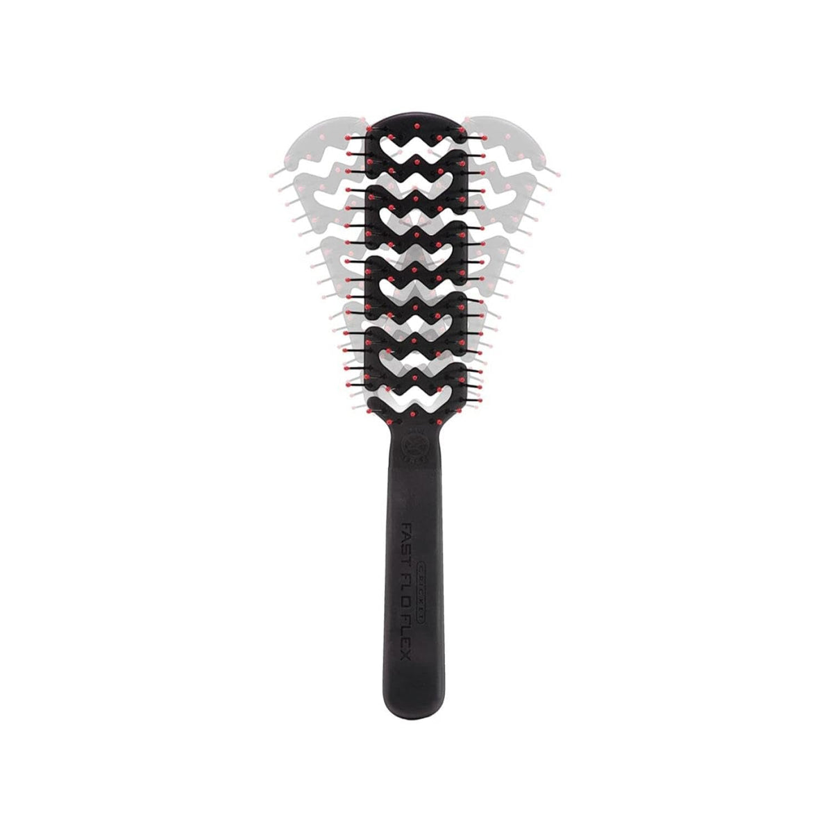 Static Free Fast Flo Flex Vent Hair Brush - Quick Drying, Detangling, and Styling - Anti-Static Bristles for Frizz-Free Blowouts, Ideal for All Hair Types