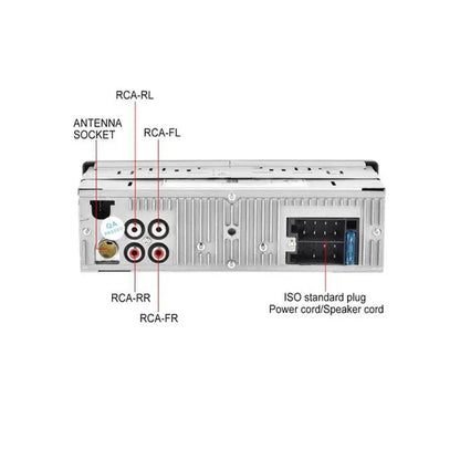 1DIN In-Dash Carradios Stereo Remote Control Digital Bluetooth Audio Music Stereo 12V Car Radio MP3 Player
