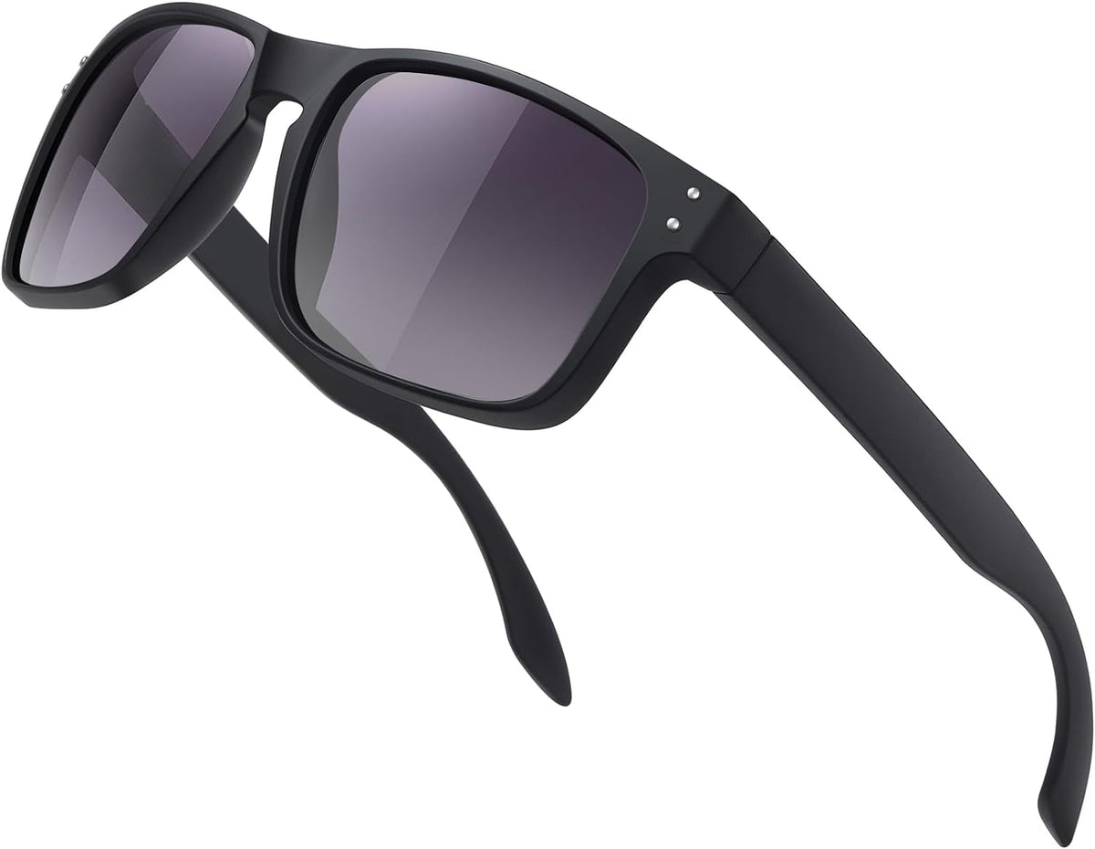 Polarized Sunglasses Men Womens - Retro Square Sun Glasses for Fishing Driving UV Protection