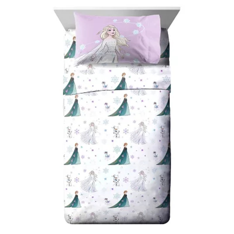 Disney'S Frozen Snow Dreams 5-Piece Twin Bed Set