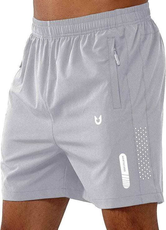 Men'S Athletic Running Shorts Quick Dry Workout Shorts 7"/ 5"/ 9" Lightweight Sports Gym Basketball Shorts Hiking