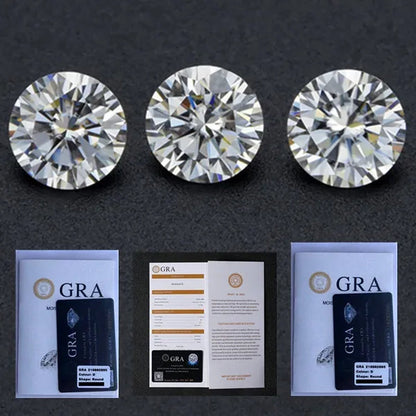 Excellent Loose Gemstones Moissanite Diamond Best G-H Color  Undefined Cut Gem Stone For Jewelry Diamond Ring