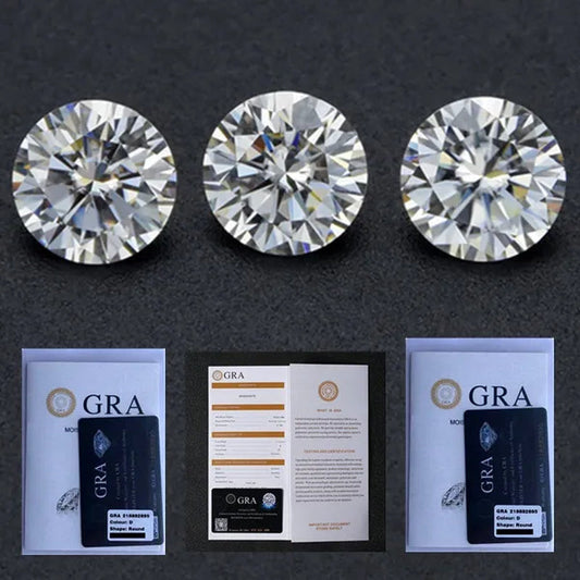 Excellent Loose Gemstones Moissanite Diamond Best G-H Color  Undefined Cut Gem Stone For Jewelry Diamond Ring