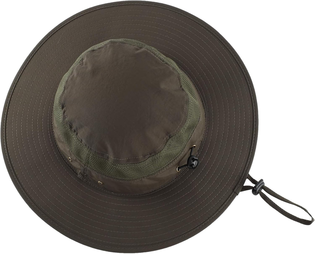 UPF 50+ Men'S Sun Hat Wide Brim Bucket Hat UV Protection Hat for Mens Womens Beach Safari Gardening Golf Fishing