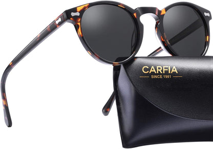 Vintage Polarized Sunglasses for Men UV400 Protection Retro Fashion Eyewear Hand-crafted Acetate Frame CA5288L