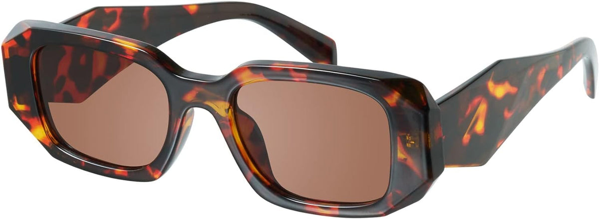 Trendy Rectangle Sunglasses for Women Men-Goulding