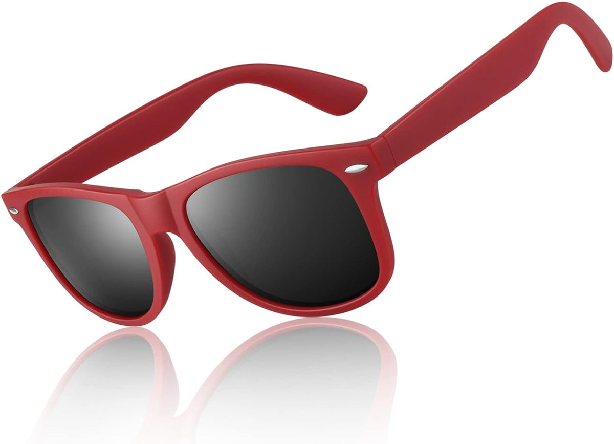 Polarized Sunglasses for Men Driving Sun glasses Shades 80's Retro Style Design Square
