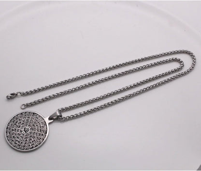 Asma-Ul-Husna 99 Names of ALLAH Stainless Steel 60 Cm Chain Necklace for Man Women Islamic Muslim Jewelry