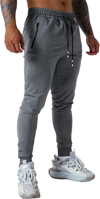 Mens Jogging Casual Pants Joggers Sweatpants Active Athletic Workout Sweatpants for Men