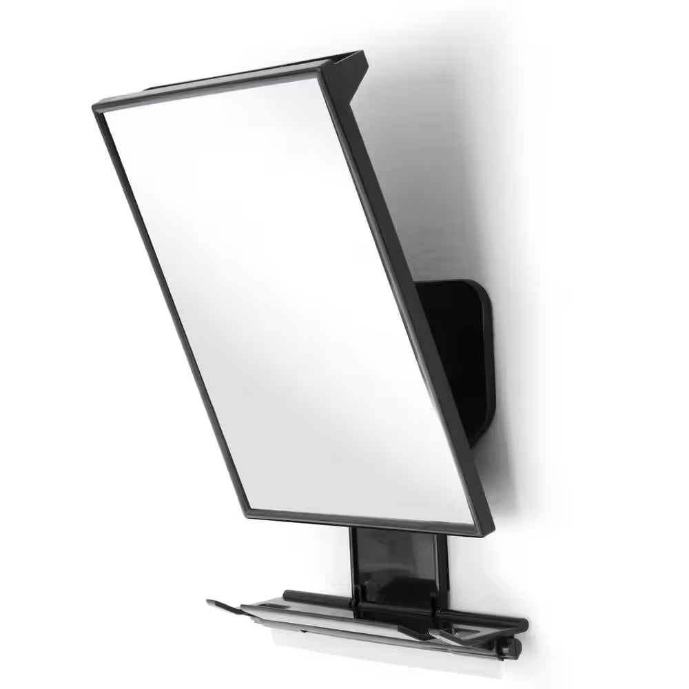 6.5 In. X 8 In. Tabletop Makeup Mirror in Black
