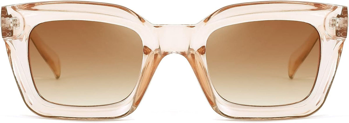 Classic Women Sunglasses Fashion Thick Square Sun Glasses Chunky Frame UV400 B2471