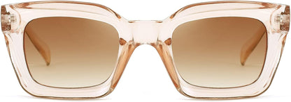 Classic Women Sunglasses Fashion Thick Square Sun Glasses Chunky Frame UV400 B2471
