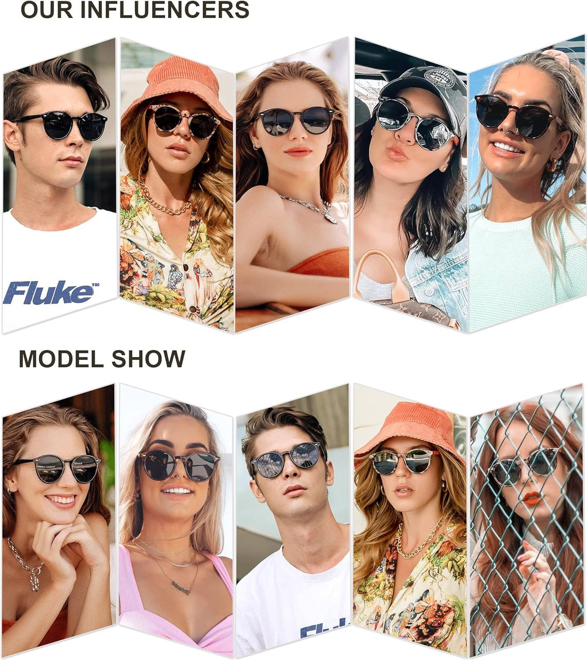 Retro Round Polarized Sunglasses for Women Men Classic Vintage Sunnies SJ2069
