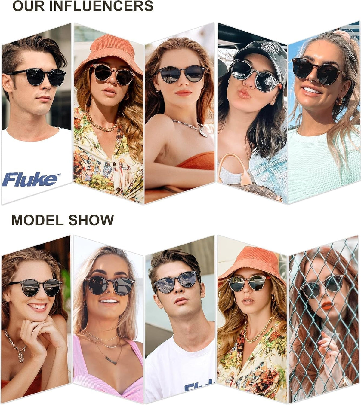 Retro round Polarized Sunglasses for Women Men Classic Vintage Sunnies SJ2069
